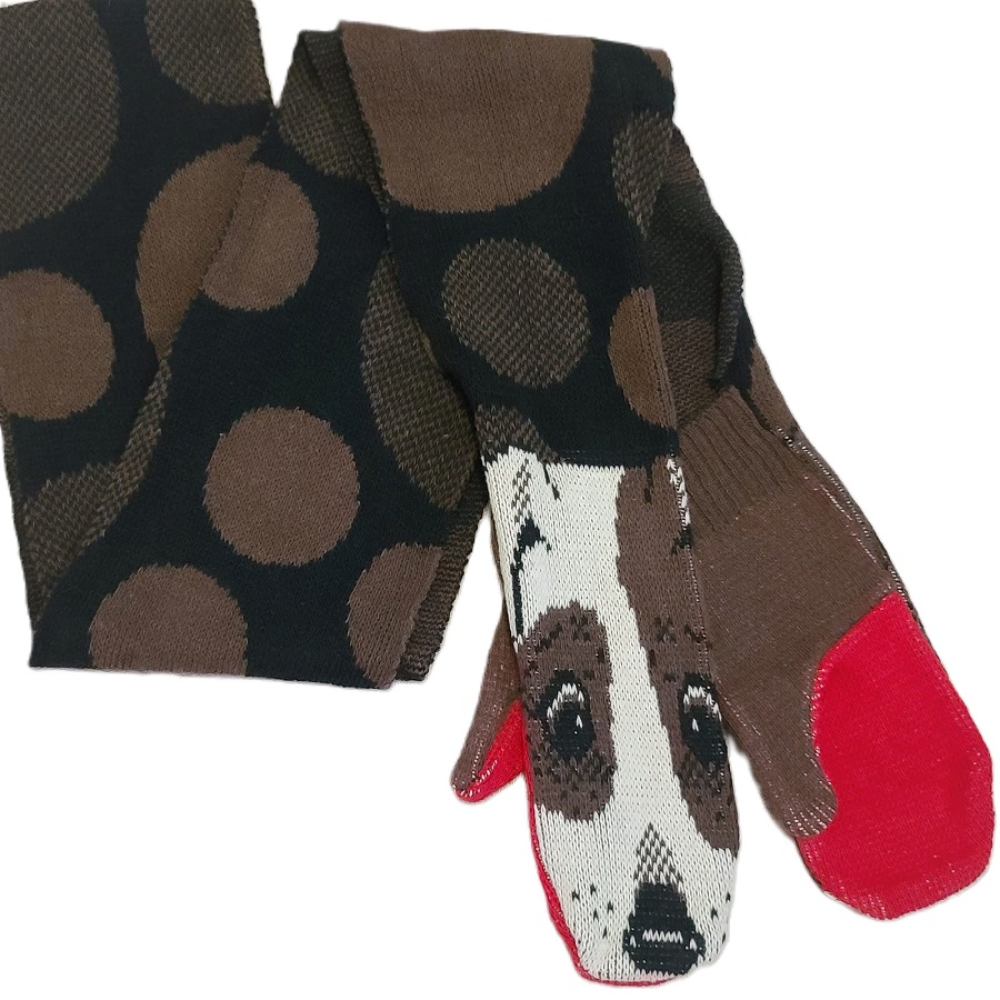 Dog Scarf with attached mittens