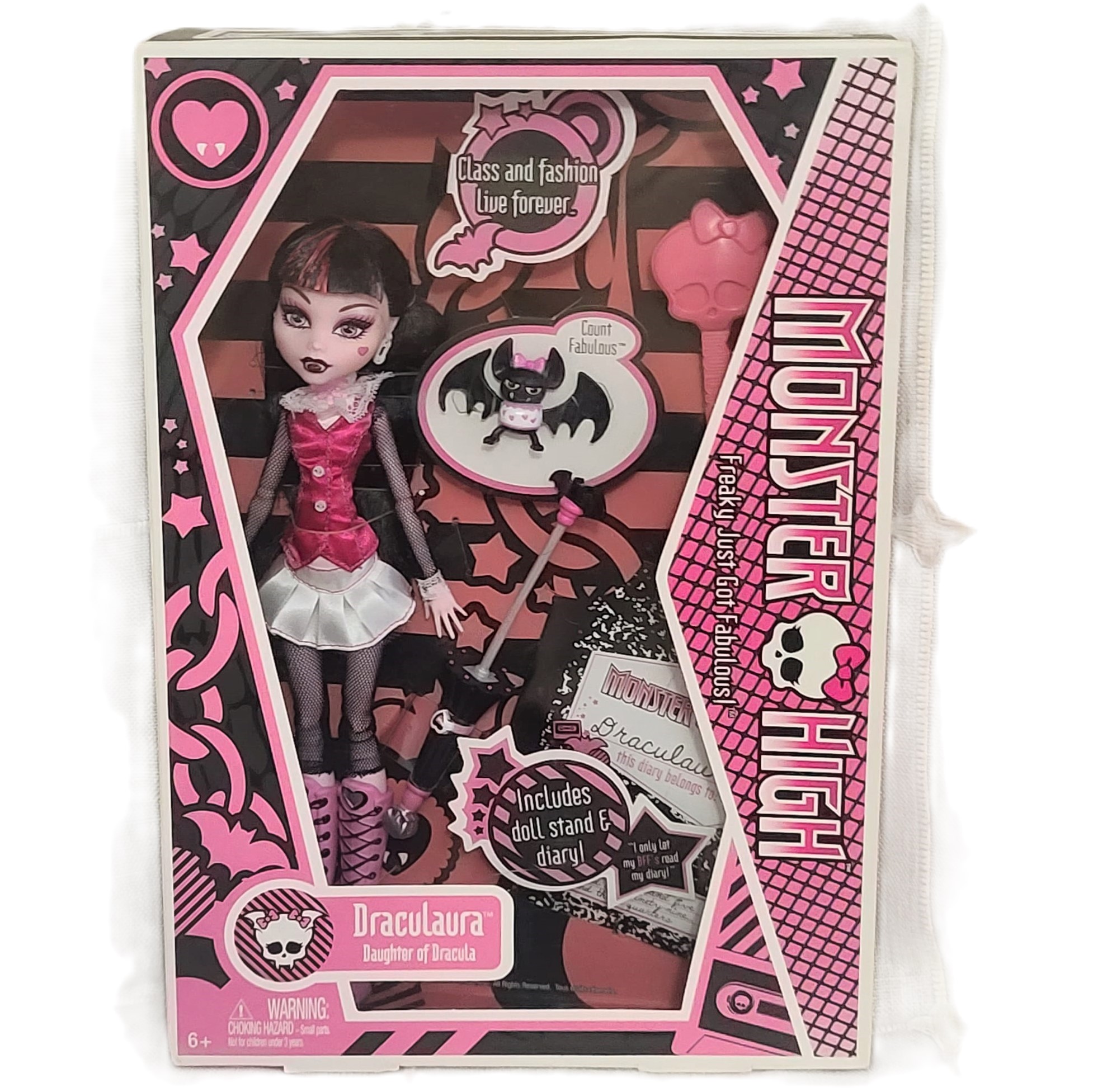 Mattel Monster High Draculaura Count Fabulous First Edition 2009 - Click Image to Close