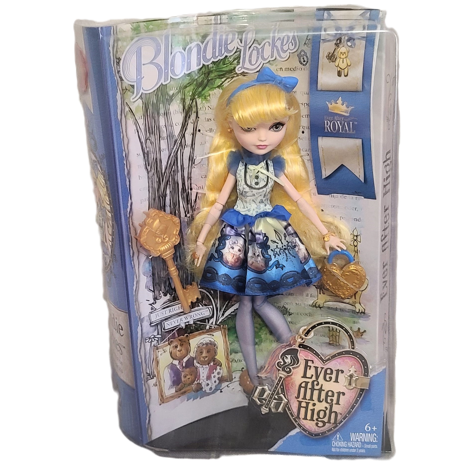 Mattel Ever After High Blondie Locks doll, First Edition 2013 - Click Image to Close