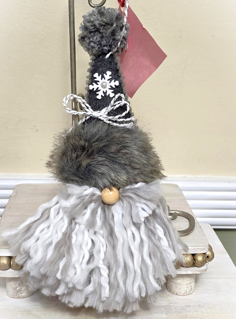 Gnome ornament, handmade gnome, nordic gnome, christmas gnome - Click Image to Close