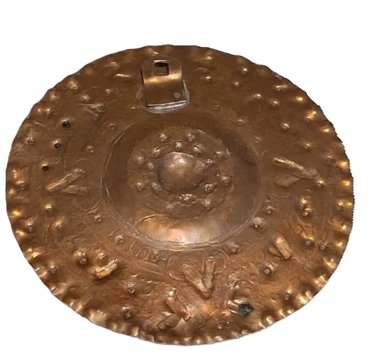 Aztec Mayan collector plate, copper plate, vintage copper display plate, wall plate, ,myan calender