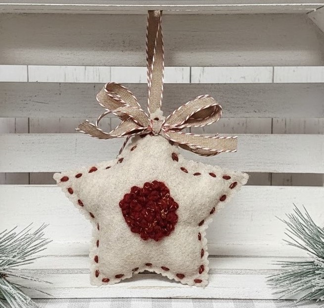 Sugar cookie with jelly felt star Sugar cookie with jelly felt star