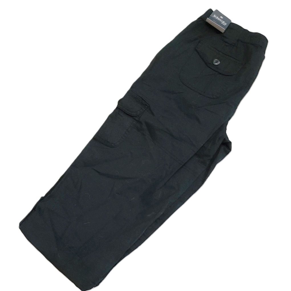 St John's Bay black cropped capri pants Nwt Size 4