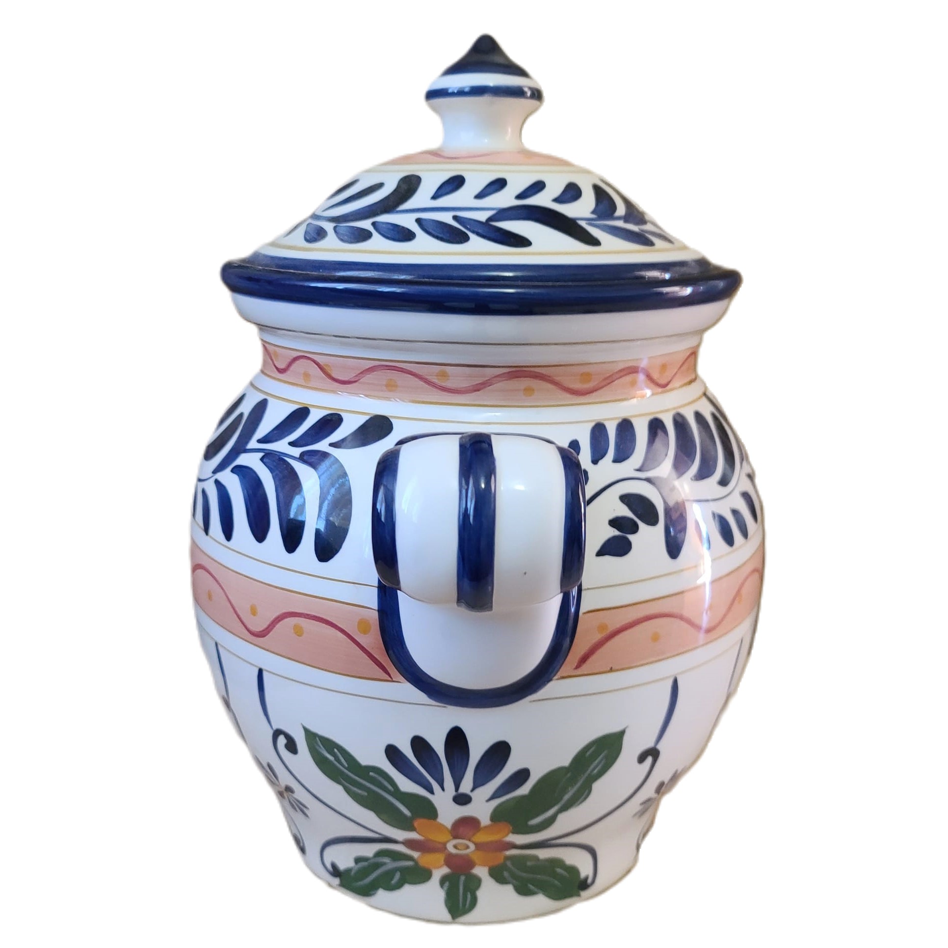 Talavera XL Cookie Jar, Cookie Canister, by Tabletops Unlimited