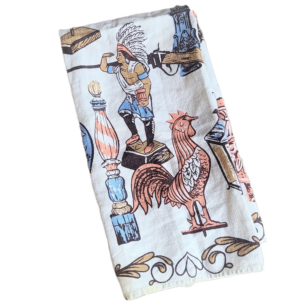 Vintage tea towel - Linen styled by Alturo - Click Image to Close