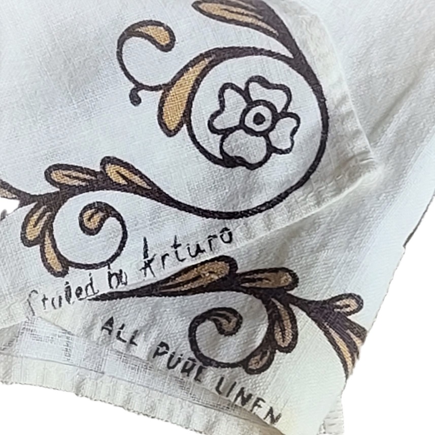 Vintage tea towel - Linen styled by Alturo